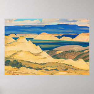 Boulder Valley door Maynard Dixon Poster