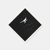 Boulder Wall Boulder Hall Climber Gift Servet (Hoek)