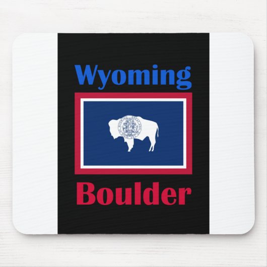 Boulder Wyoming Muismat (Voorkant)