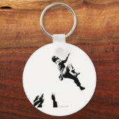 Bouldering, grafisch sleutelhanger (Voorkant)