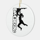 Bouldering_printvrouwen Keramisch Ornament (Links)