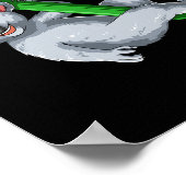 Bouldering Rock Climbing Carabiner Koala  Poster (Hoek)