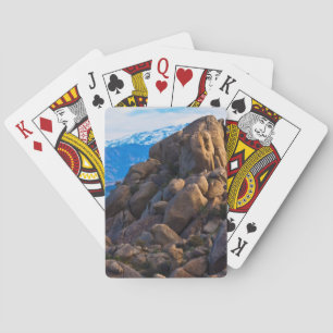 Boulders en bergen pokerkaarten