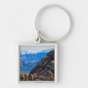 Boulders en bergen sleutelhanger