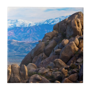 Boulders en bergen tegeltje
