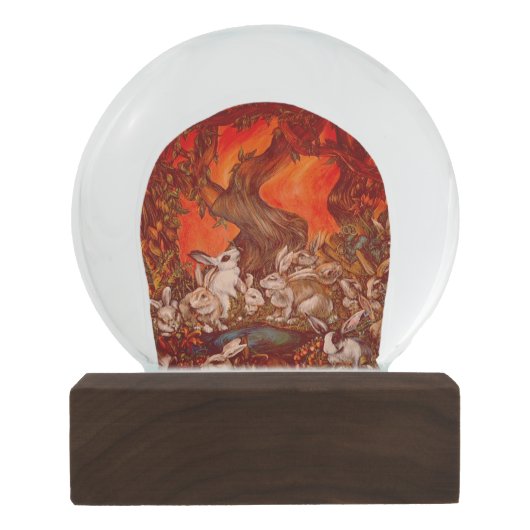 Boule À Neige 16 lapins (Dos)