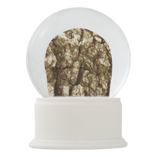 Boule À Neige Arbre écorce II Conception texturée naturelle (Dos)