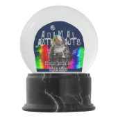 Boule À Neige Astronaute de chèvre de galaxie dans l'espace (Devant)