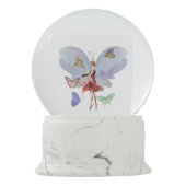 Boule À Neige Ballerine et papillons (Dos)