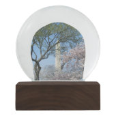 Boule À Neige Cherry Blossoms et le monument de Washington à DC (Devant)