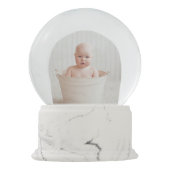 Boule À Neige Créez votre propre photo faite sur commande en (Dos)