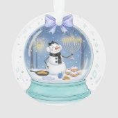Boule à neige de Hanoukka (dos)