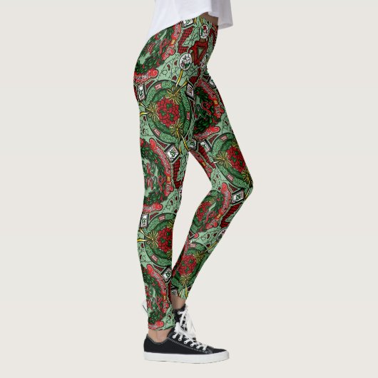 Boule à neige de Noël, Leggings à couronne (Droite)