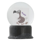 Boule À Neige Drôle dessin animé d'oiseau de dodo (Dos)