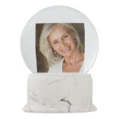 Boule À Neige Élégant Mémorial Photo (Dos)