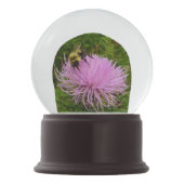 Boule À Neige Fleur de Chardon Abeille Nature (Dos)