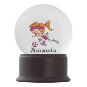 Boule À Neige Football féminin (Dos)