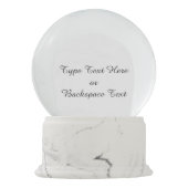 Boule À Neige Forêt Snowglobe de neige de globe de neige du pays (Dos)