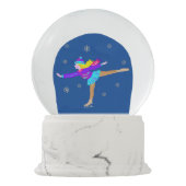 Boule À Neige Globe de neige de patineur de glace (Dos)