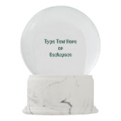 Boule À Neige Globes étrangers mignons faits sur commande de (Dos)