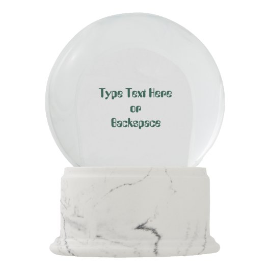 Boule À Neige Globes étrangers mignons faits sur commande de (Dos)