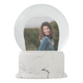 Boule À Neige Graduate Keepsaké Black Grey Nom Diplôme PhD (Dos)