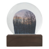 Boule À Neige Hiver Sunrise I Pastel Paysage naturel (Dos)