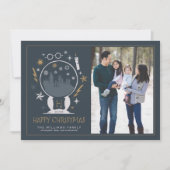 Boule à neige HOGWARTS™ | Invitation à un Joyeux N (Devant)