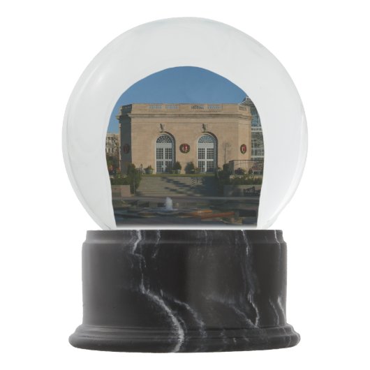 Boule À Neige Jardins botaniques à Noël à Washington DC (Devant)