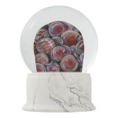 Boule À Neige Les balles de Noël rouges (Devant)