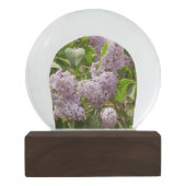 Boule À Neige Lilac Bush Belles fleurs de printemps violettes (Dos)