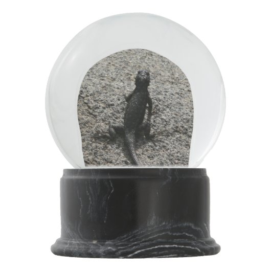 Boule À Neige Lizard noir (Dos)