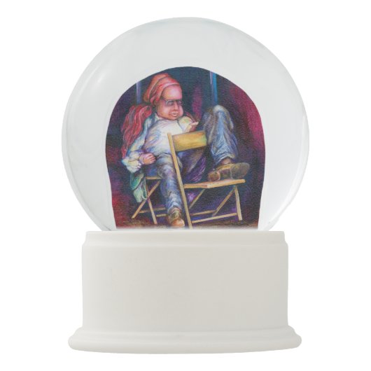 Boule À Neige Norman préfère dessiner dans son sommeil (Dos)