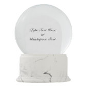 Boule À Neige Ours blanc et CUB faits sur commande Snowglobe de (Dos)