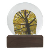 Boule À Neige Paire d'érables jaunes Nature d'automne (Dos)