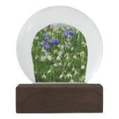 Boule À Neige Paysage des fleurs du début du printemps (Dos)