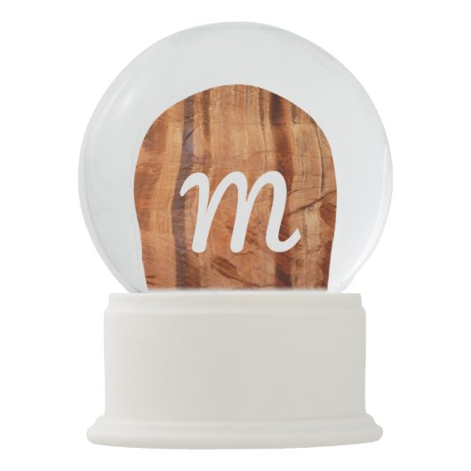 Boule À Neige Roche striée de double arc Alcove II à Sion (Devant)