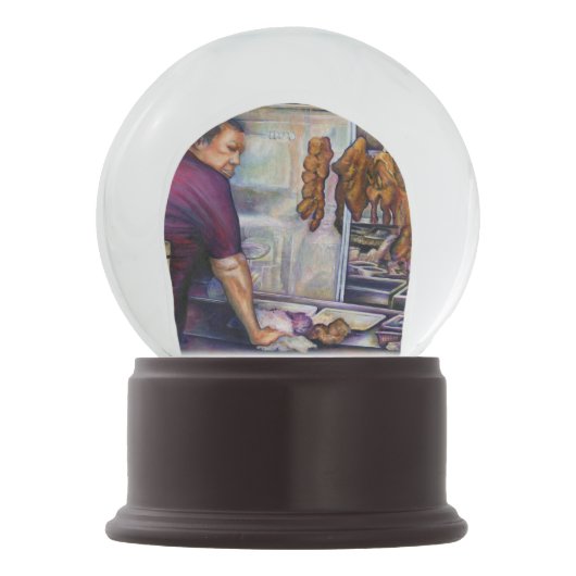 Boule À Neige Singapour embrassé par le soleil (Devant)