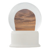 Boule À Neige Sunset Nuages III Pastel Abstrait Nature (Dos)