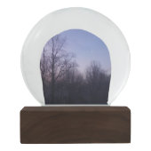 Boule À Neige Winter Moon Matin Paysage Photographie (Dos)