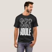 Boule Balls For Boulder Petanque Boules Ball T-shirt (Voorkant volledig)
