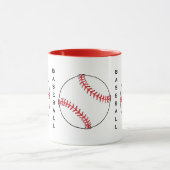 Boule de baseball Mug (Centre)