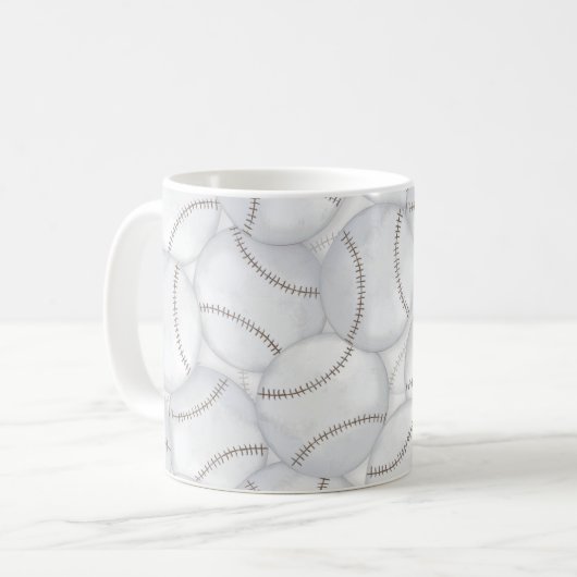 Boule de baseball Mug (Devant gauche)