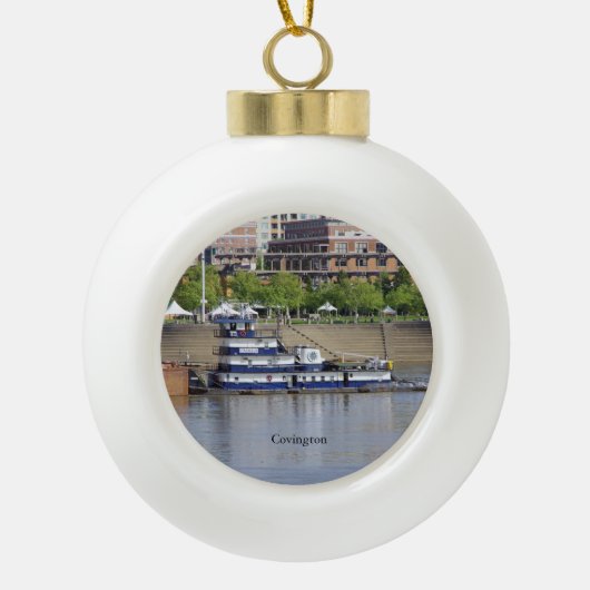 Boule de Covington ou ornement de flocon de neige (Devant)