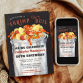 Boule de crevettes Invitation Anniversaire