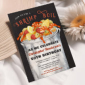Boule de crevettes Invitation Anniversaire
