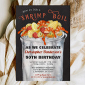 Boule de crevettes Invitation Anniversaire