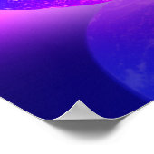 Boule de cristal de la Terre Impression, Affiche d (Coin)