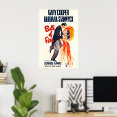 Boule de Feu Affiche de film 1941 Impression A5-A1 (Bureau à domicile)