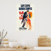 Boule de Feu Affiche de film 1941 Impression A5-A1 (Cuisine)